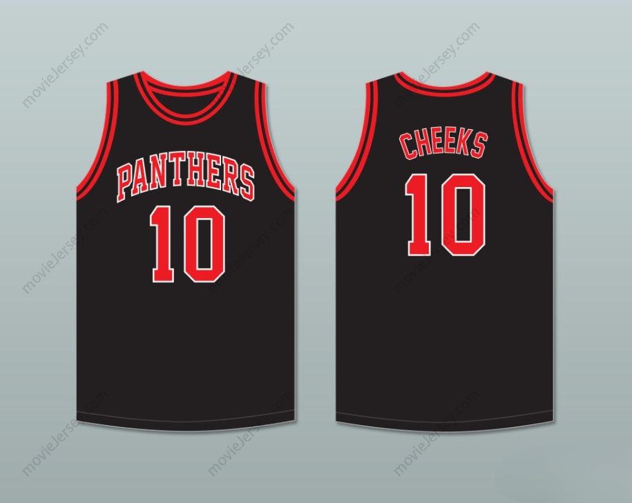 CUSTOM ANY Name Number MAURICE CHEEKS 10 DUSABLE HIGH SCHOOL PANTHERS BLACK BASKETBALL JERSEY 1 Top Stitched S-6XL