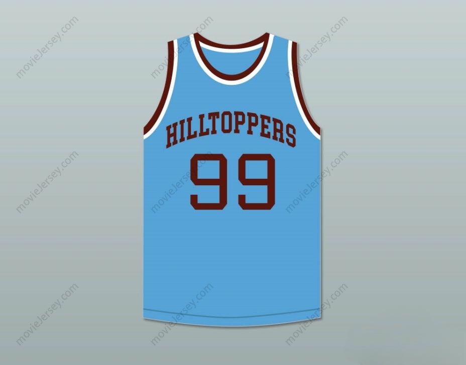 CUSTOM ANY Name Number GEORGE MIKAN 99 JOLIET CATHOLIC HIGH SCHOOL HILLTOPPERS LIGHT BLUE BASKETBALL JERSEY 1 Top Stitched S-6XL