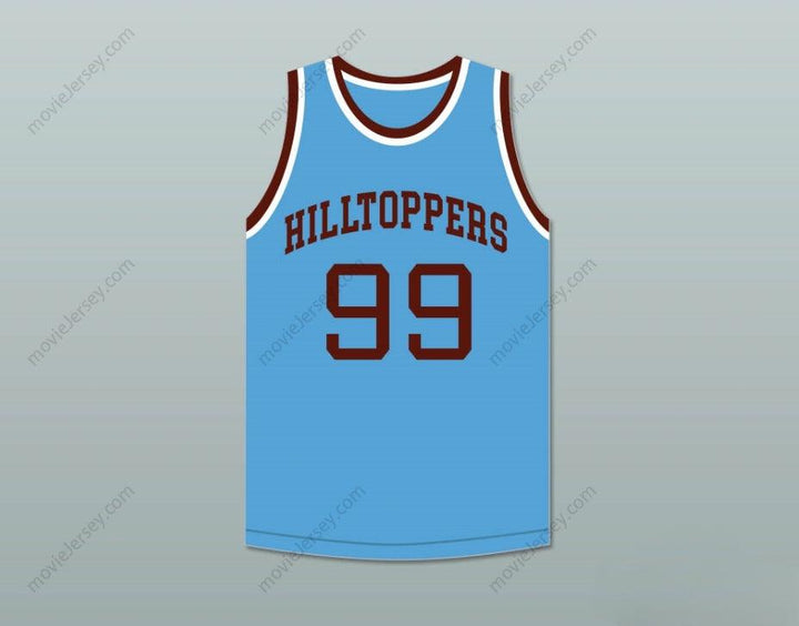 CUSTOM ANY Name Number GEORGE MIKAN 99 JOLIET CATHOLIC HIGH SCHOOL HILLTOPPERS LIGHT BLUE BASKETBALL JERSEY 1 Top Stitched S-6XL
