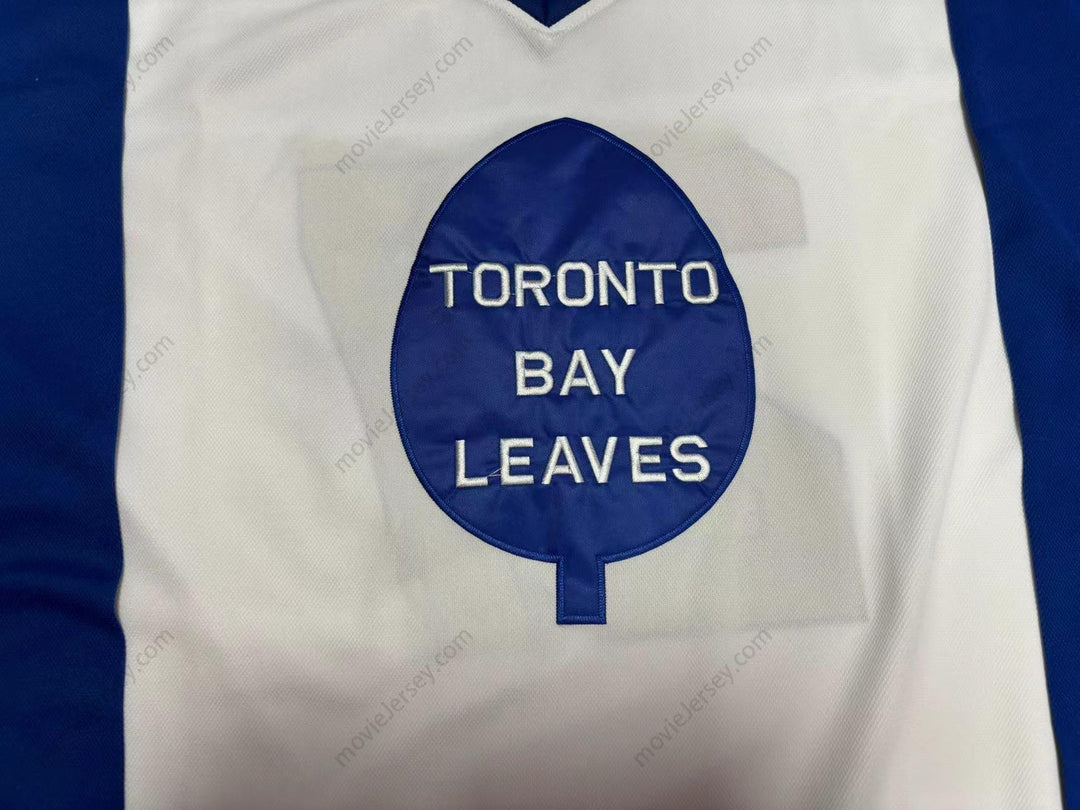 Custom Any Name Number BILLY STEMHOVILICHSKI 27 TORONTO BAY LEAVES WHITE HOCKEY JERSEY SCTV POWER PLAY Top Stitched S-6XL