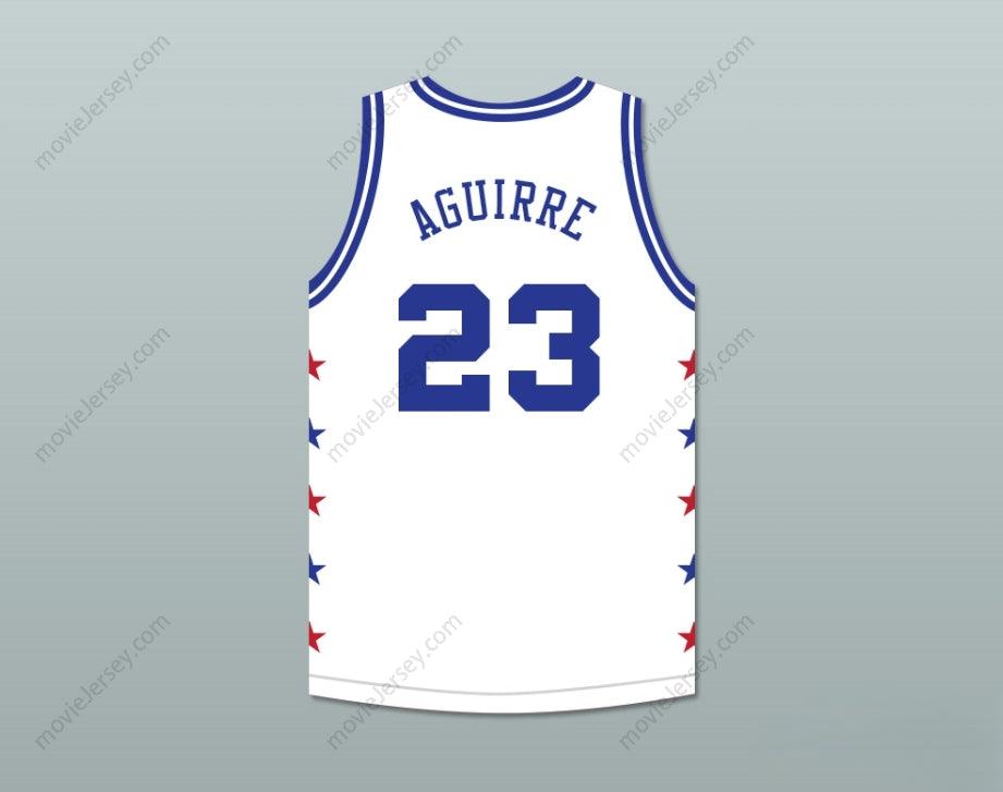 CUSTOM ANY Name Number MARK AGUIRRE 23 MAGIC JOHNSON ALL STAR GAME WHITE BASKETBALL JERSEY 1990 MIDSUMMER NIGHT'S MAGIC CHARITY EVENT Top Stitched S-6XL