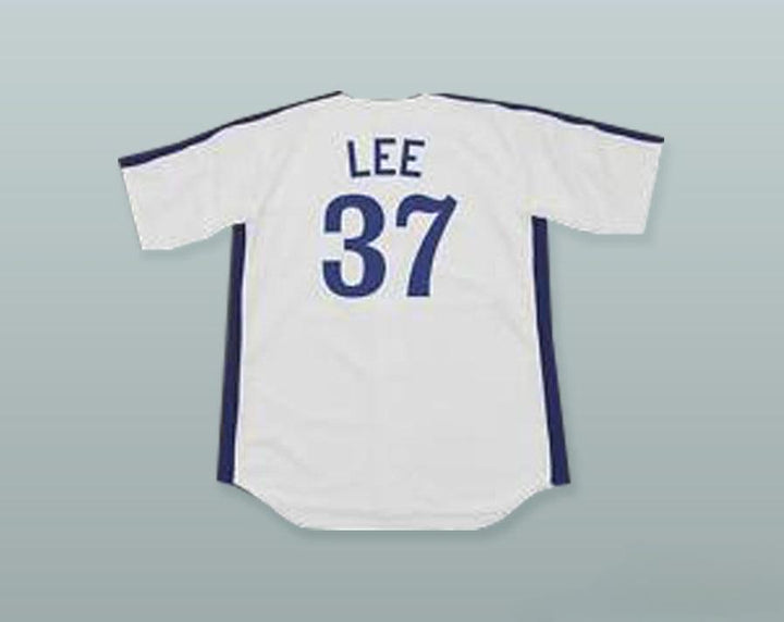 Custom Any Name Number BILL 'SPACEMAN' LEE 37 PRO CAREER WHITE BASEBALL JERSEY SPACEMAN Top Stitched S-6XL