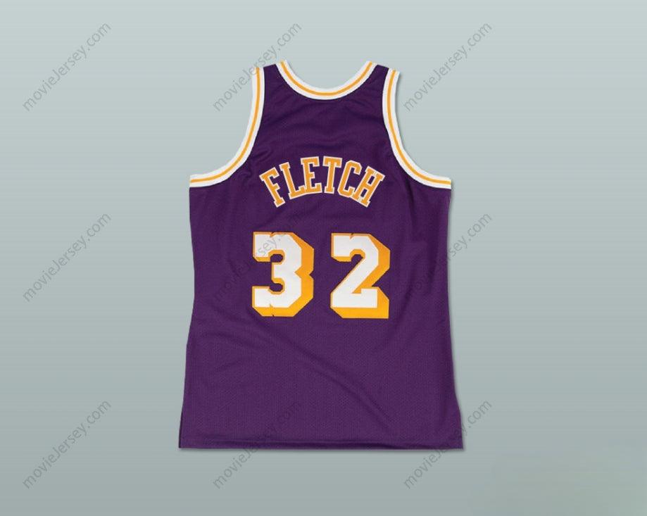 CUSTOM ANY Name Number FLETCH ALIAS SERIES FLETCH F. FLETCH 32 BASKETBALL JERSEY Top Stitched S-6XL