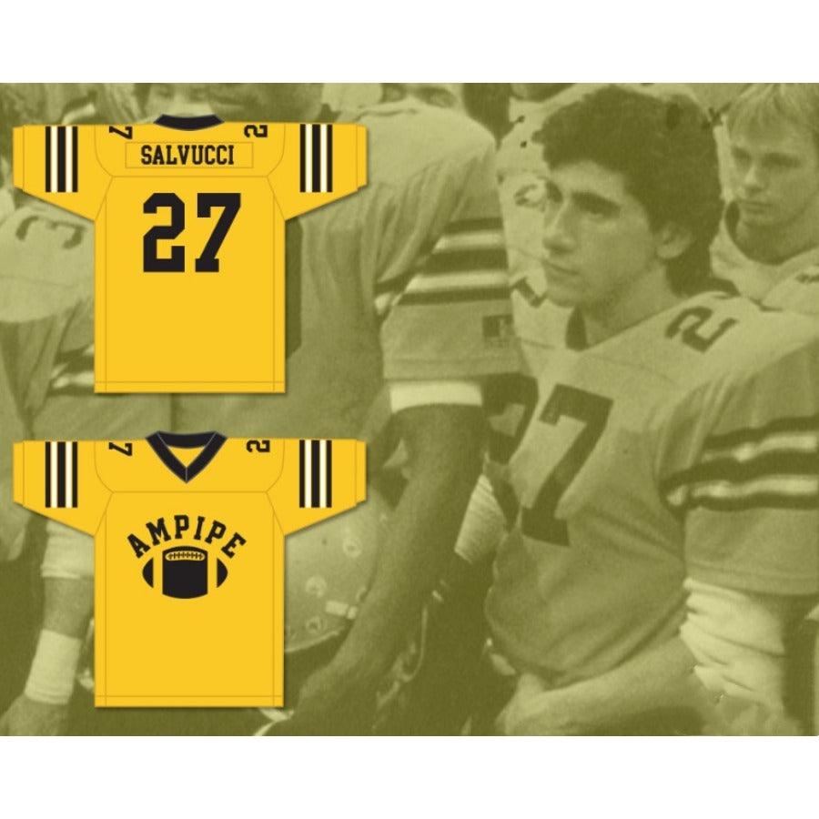 CUSTOM ANY Name Number VINNIE SALVUCCI 27 AMPIPE HIGH SCHOOL BULLDOGS Football Jersey Top Stitched S-6XL