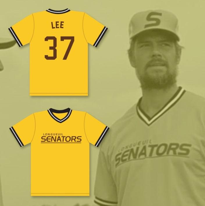 Custom Any Name Number BILL LEE 37 LONGUEUIL SENATORS BEER LEAGUE BASEBALL JERSEY SPACEMAN Top Stitched S-6XL