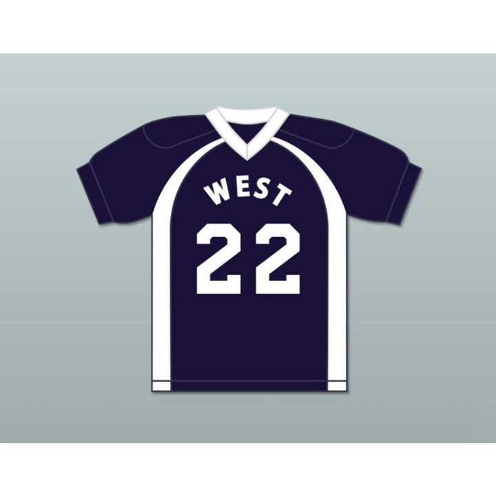 CUSTOM ANY Name Number THE PLAYER FORMERLY KNOWN AS MOUSECOP 22 WEST FOOTBALL JERSEY KEY PEELE Top Stitched S-6XL