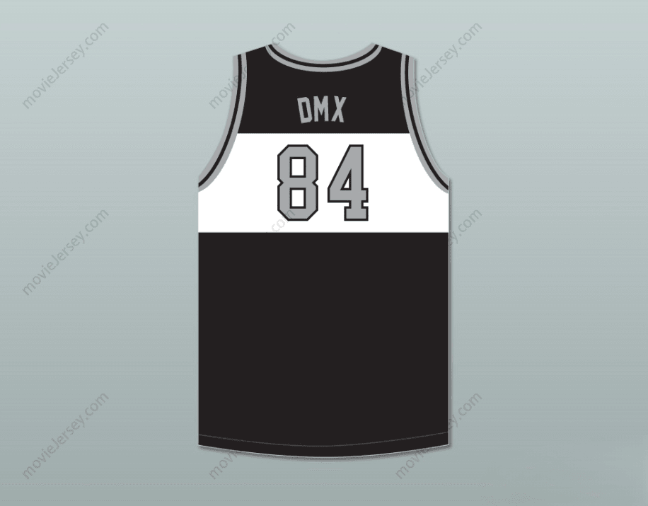 CUSTOM ANY Name Number DMX 84 ROUGH RYDERS BLACK BASKETBALL JERSEY 4 Top Stitched S-6XL