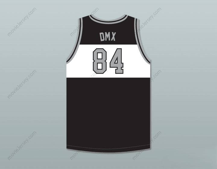 CUSTOM ANY Name Number DMX 84 ROUGH RYDERS BLACK BASKETBALL JERSEY 4 Top Stitched S-6XL
