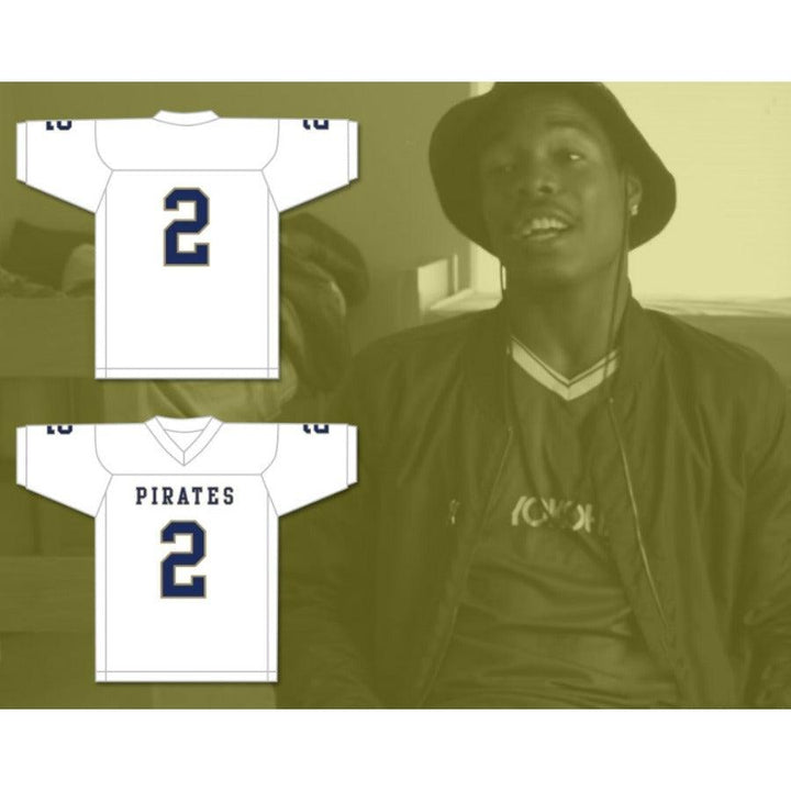 CUSTOM ANY Name Number CARLOS THOMPSON 2 INDEPENDENCE COMMUNITY COLLEGE PIRATES Football Jersey Top Stitched S-6XL