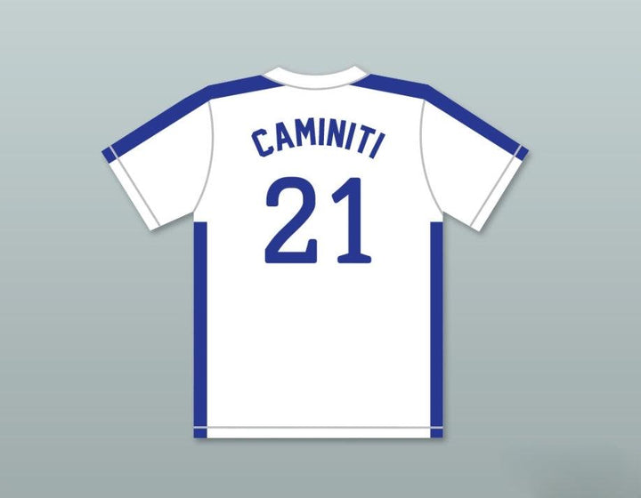 Custom Any Name Number KEN CAMINITI 21 1984 USA TEAM WHITE BASEBALL JERSEY Top Stitched S-6XL