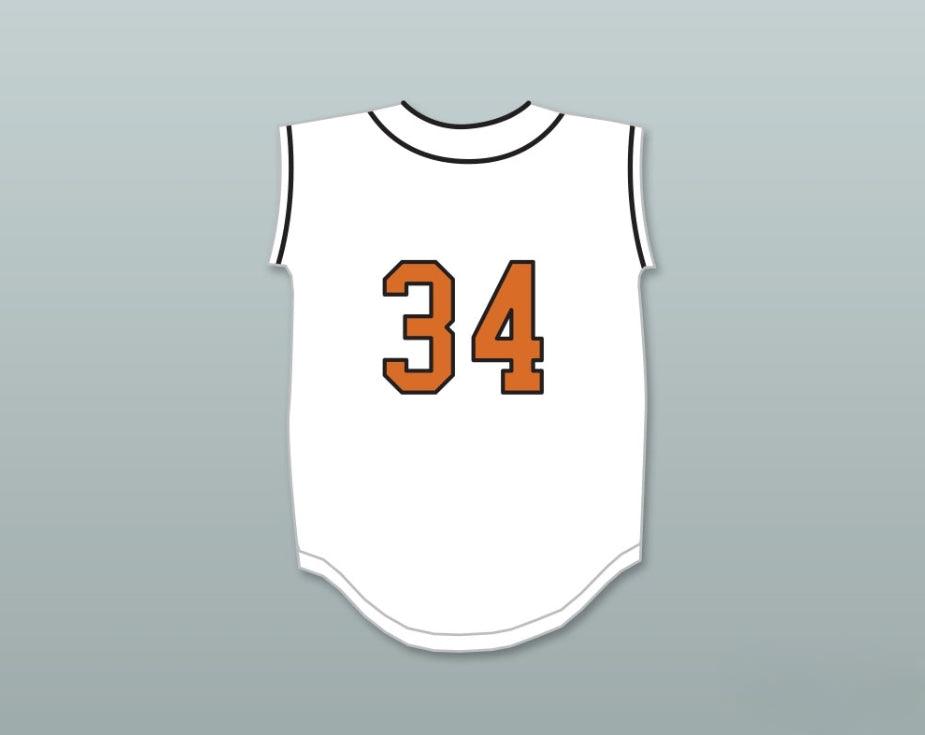 Custom Any Name Number NOLAN RYAN 34 ALVIN HIGH SCHOOL YELLOWJACKETS WHITE BASEBALL JERSEY 3 Top Stitched S-6XL