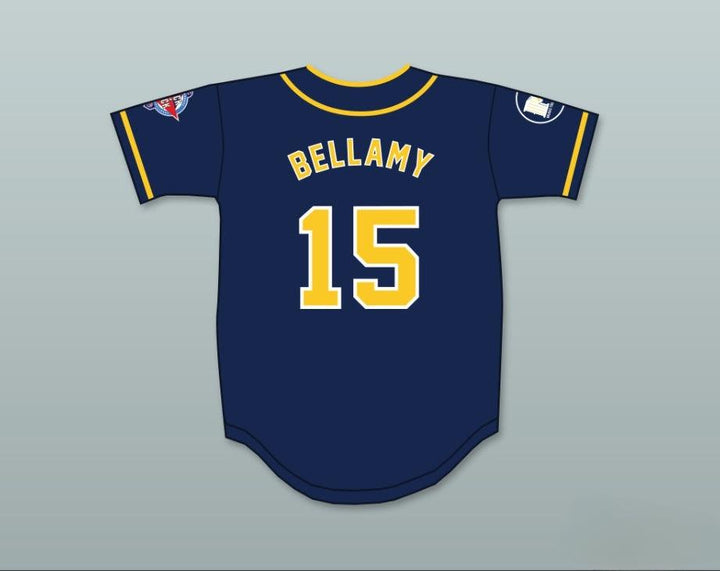 Custom Any Name Number JAMESON BILL BELLAMY 15 AWAYBOYS BASEBALL JERSEY 6TH ANNUAL ROCK N' JOCK SOFTBALL CHALLENGE 1995 Top Stitched S-6XL