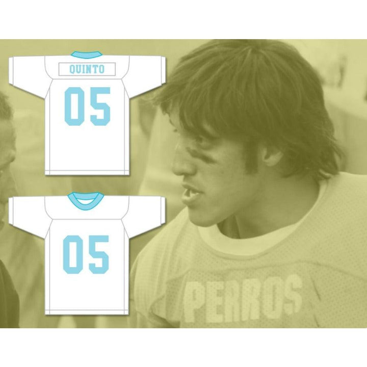 CUSTOM ANY Name Number QUINTO 05 SANTA MARTHA PERROS LIGHT Football Jersey Top Stitched S-6XL