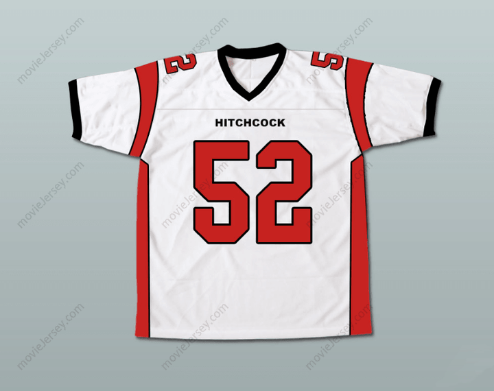 CUSTOM ANY Name Number MICHAEL SAM 52 HITCHCOCK HIGH SCHOOL BULLDOGS FOOTBALL JERSEY Top Stitched S-6XL