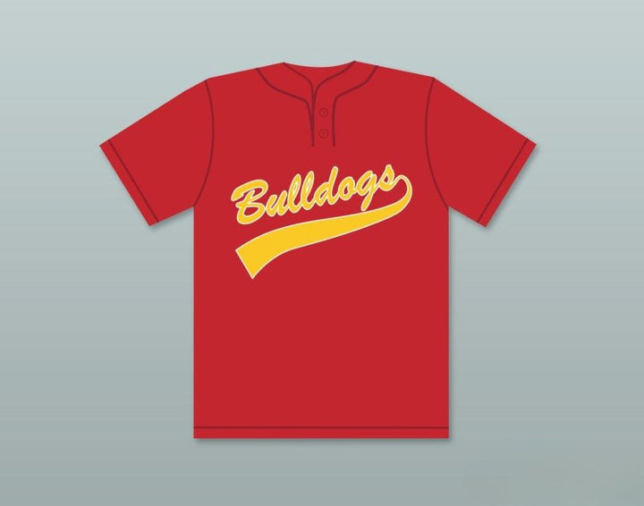 Custom Any Name Number JUSTIN VERLANDER 4  HIGH SCHOOL BULLDOGS RED BASEBALL JERSEY 2 Top Stitched S-6XL
