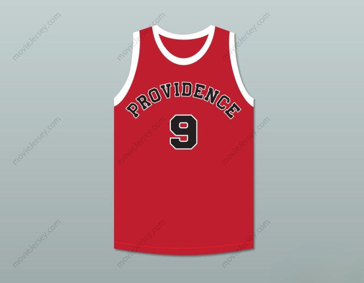 CUSTOM ANY Name Number BOB HUBBARD 9 PROVIDENCE STEAMROLLERS RED BASKETBALL JERSEY 1 Top Stitched S-6XL