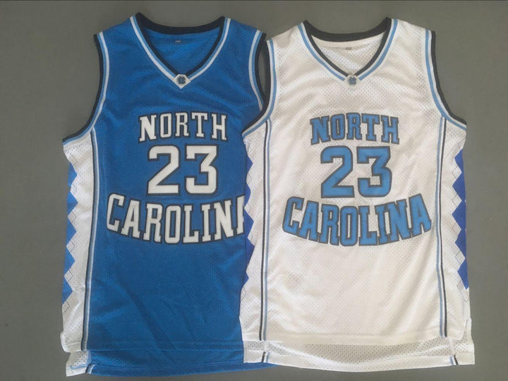 Throwback North Carolina #23 Jordan Basketball Jersey Adult /Youth Kids Size Top Stitched S-3XL