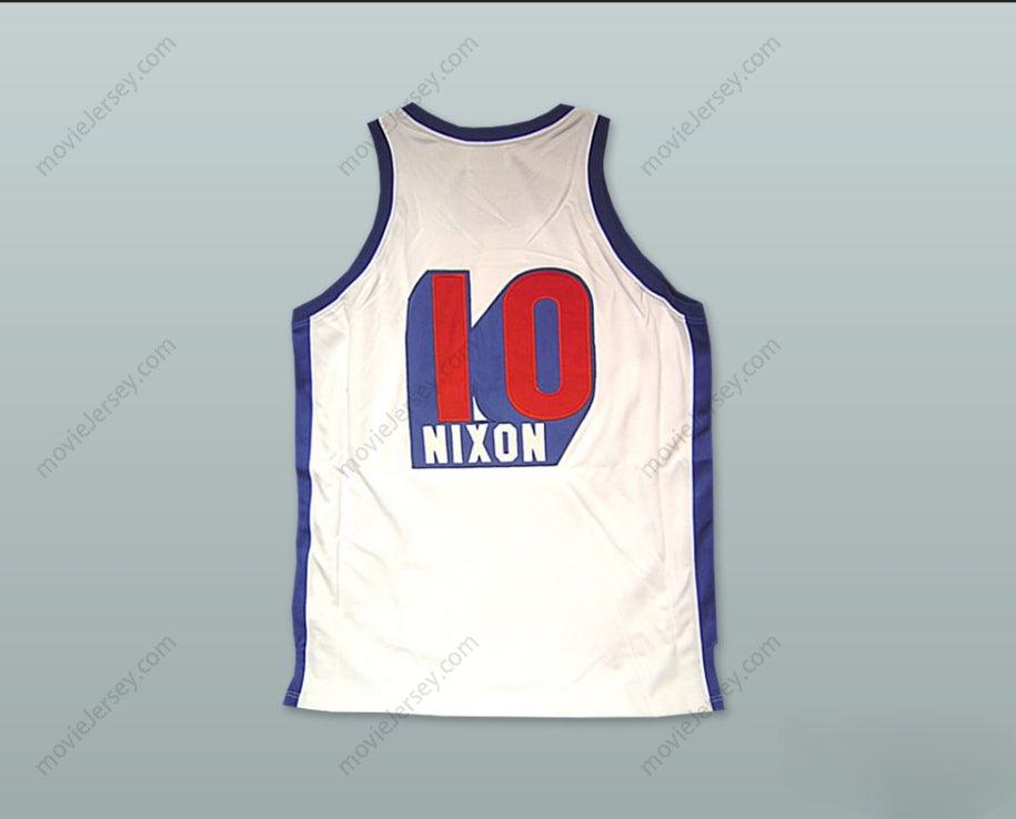 CUSTOM ANY Name Number NORM NIXON 10 DUQUESNE UNIVERSITY DUKES WHITE BASKETBALL JERSEY Top Stitched S-6XL