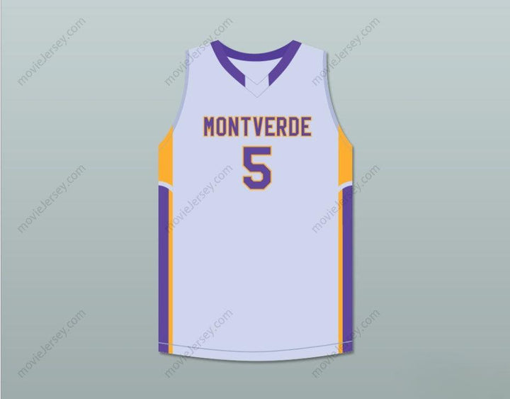 CUSTOM ANY Name Number R.J. BARRETT 5  ACADEMY  GRAY BASKETBALL JERSEY Top Stitched S-6XL