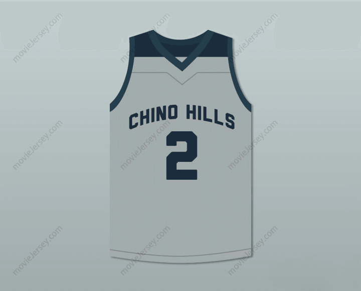 CUSTOM ANY Name Number LONZO BALL 2   HUSKIES GRAY BASKETBALL JERSEY Top Stitched S-6XL