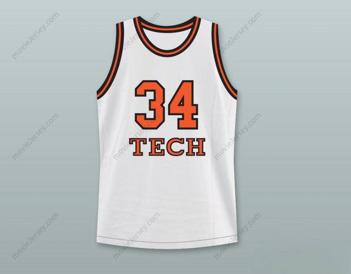 CUSTOM ANY Name Number JESUS SHUTTLESWORTH 34 TECH U HOME BASKETBALL JERSEY HE GOT GAME Top Stitched S-6XL