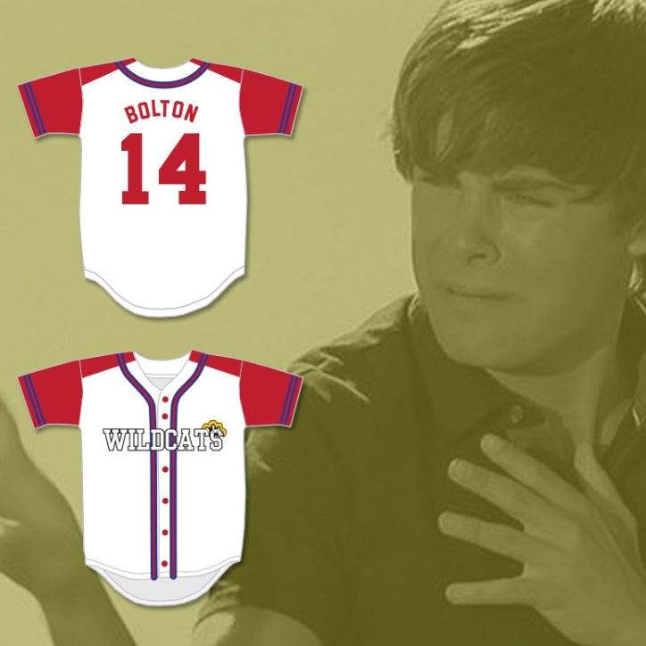 Custom Any Name Number TROY BOLTON 14 EAST HIGH SCHOOL WILDCATS BASEBALL JERSEY DESIGN 2 Top Stitched S-6XL