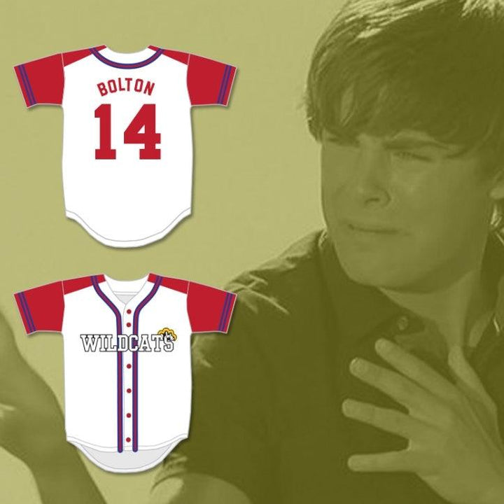 Custom Any Name Number TROY BOLTON 14 EAST HIGH SCHOOL WILDCATS BASEBALL JERSEY DESIGN 2 Top Stitched S-6XL