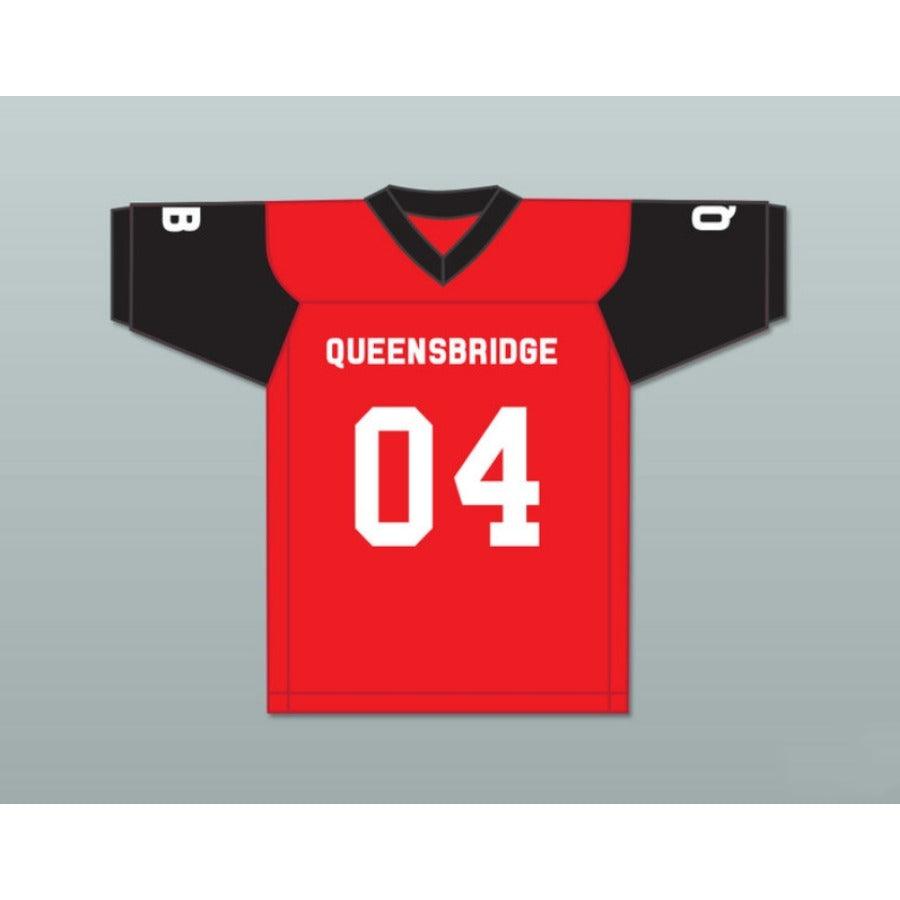 CUSTOM ANY Name Number BIG NOYD 04 QUEENSBRIDGE RED Football Jersey Top Stitched S-6XL