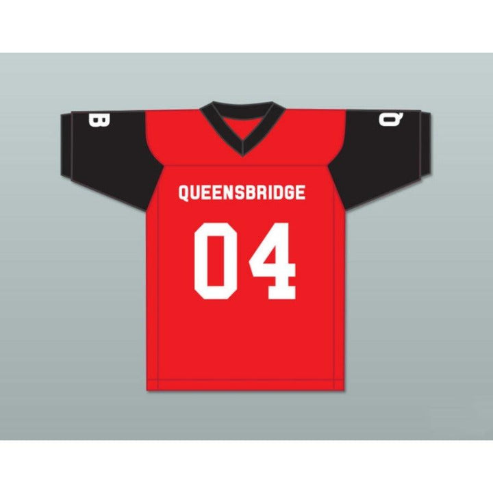 CUSTOM ANY Name Number BIG NOYD 04 QUEENSBRIDGE RED Football Jersey Top Stitched S-6XL