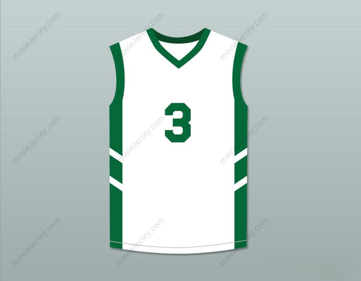 CUSTOM ANY Name Number CLIFF ROBINSON 3 WHITE BASKETBALL JERSEY DENNIS RODMAN'S BIG BANG IN PYONGYANG Top Stitched S-6XL