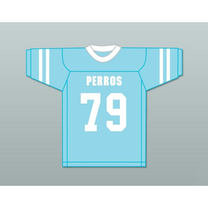 CUSTOM ANY Name Number ALAFOX 79 SANTA MARTHA PERROS LIGHT Football Jersey Top Stitched S-6XL