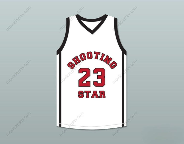 CUSTOM ANY Name Number LEBRON JAMES 23 OHIO SHOOTING STARS AAU WHITE BASKETBALL JERSEY MORE THAN A GAME Top Stitched S-6XL