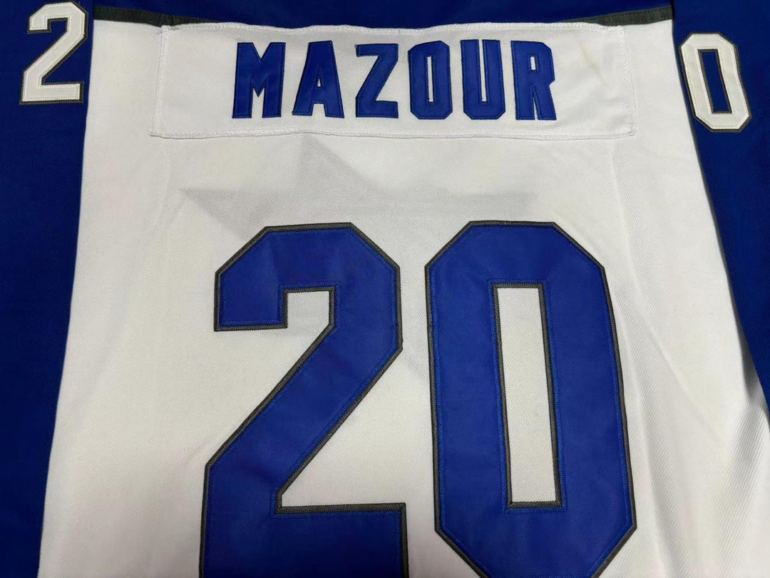 Custom Any Name Number ISRAEL DANIEL MAZOUR 20 HOCKEY JERSEY Top Stitched S-6XL