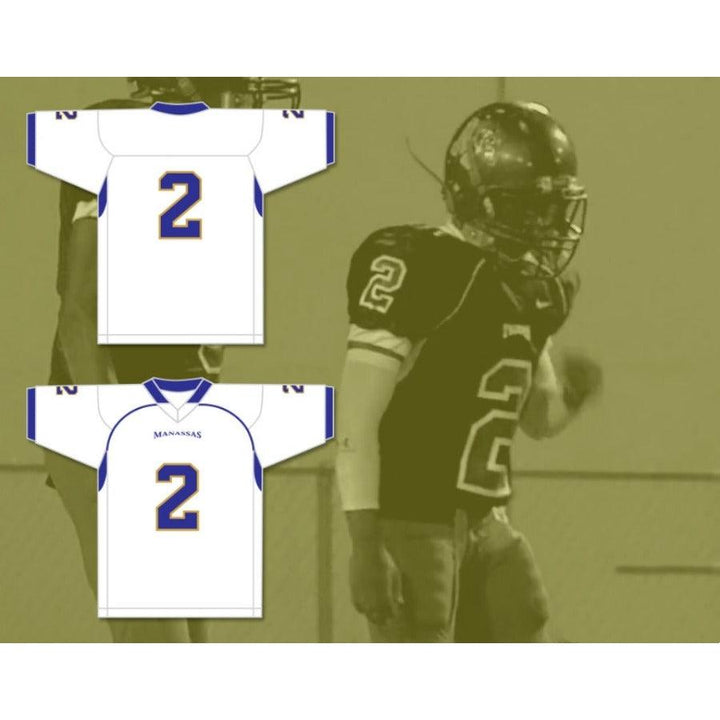 CUSTOM ANY Name Number PARKER 2 MANASSAS TIGERS HIGH SCHOOL Football Jersey Top Stitched S-6XL