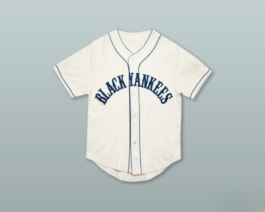 Custom Any Name Number BLACK 2 NEGRO LEAGUE WHITE BASEBALL JERSEY Top Stitched S-6XL