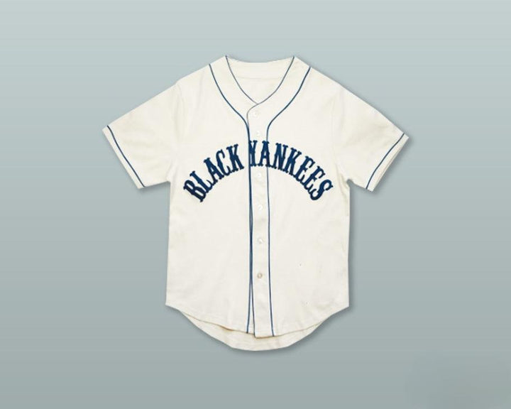 Custom Any Name Number BLACK 2 NEGRO LEAGUE WHITE BASEBALL JERSEY Top Stitched S-6XL