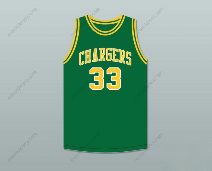 CUSTOM ANY Name Number DAVID THOMPSON 33 CREST HIGH SCHOOL CHARGERS GREEN BASKETBALL JERSEY 2 Top Stitched S-6XL