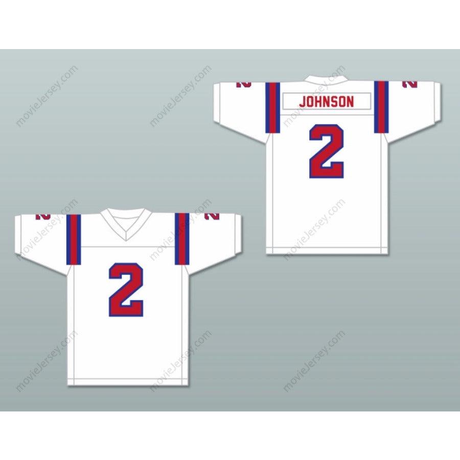 CUSTOM ANY Name Number 1983 USFL TRUMAINE JOHNSON 2 CHICAGO BLITZ ROAD Football Jersey Top Stitched S-6XL