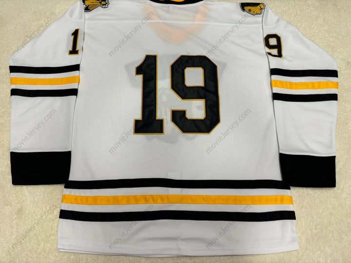 Custom Any Name Number T.J. OSHIE 19 WARROAD WARRIORS HIGH SCHOOL WHITE HOCKEY JERSEY 1 Top Stitched S-6XL