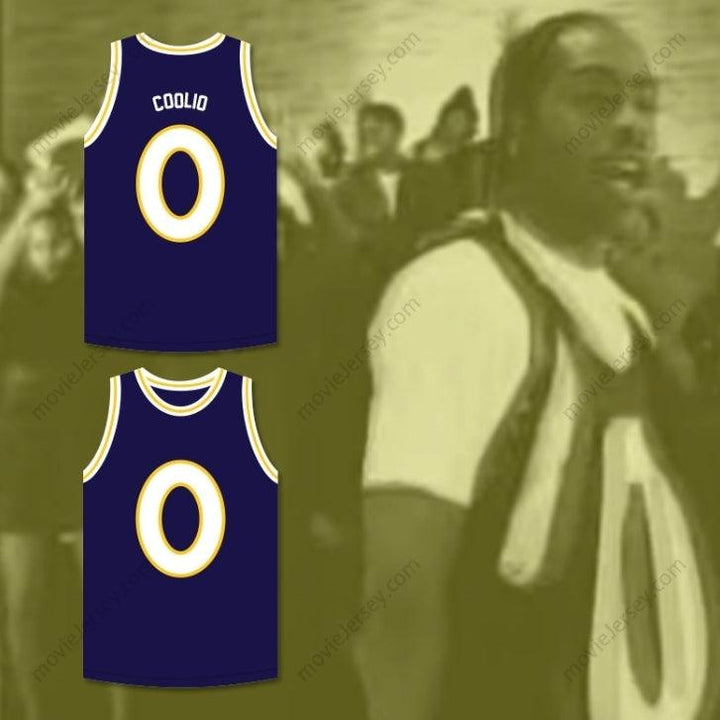 CUSTOM ANY Name Number COOLIO 0 MONSTARS DARK BLUE BASKETBALL JERSEY HIT EM HIGH Top Stitched S-6XL