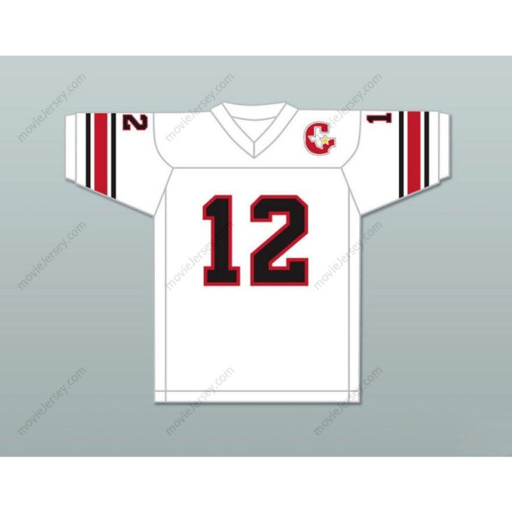CUSTOM ANY Name Number 1984 USFL JIM KELLY 12 HOUSTON GAMBLERS ROAD Football Jersey Top Stitched S-6XL