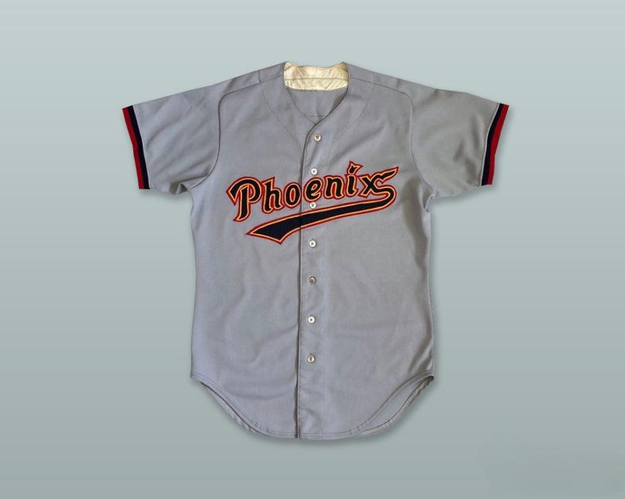 Custom Any Name Number TODD THOMAS 13  FIREBIRDS GRAY BASEBALL JERSEY Top Stitched S-6XL
