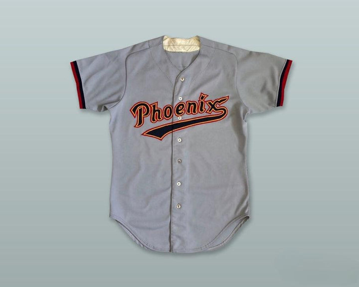 Custom Any Name Number TODD THOMAS 13  FIREBIRDS GRAY BASEBALL JERSEY Top Stitched S-6XL