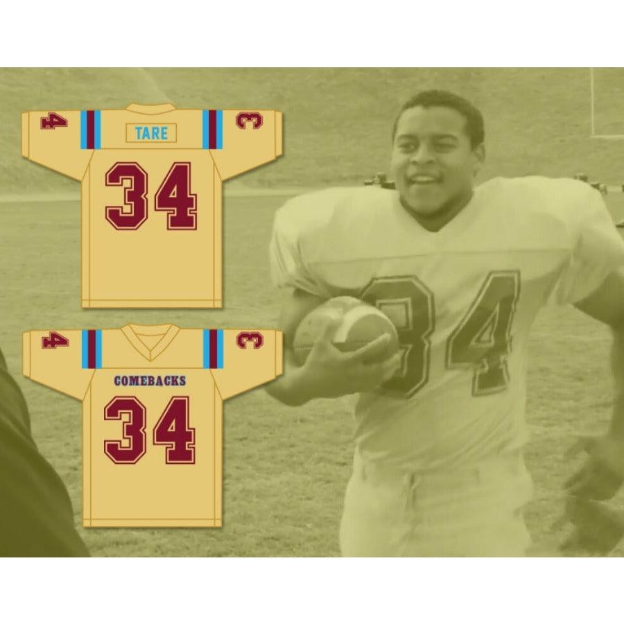 CUSTOM ANY Name Number ASEEL TARE 34 HEARTLAND STATE UNIVERSITY Football Jersey Top Stitched S-6XL