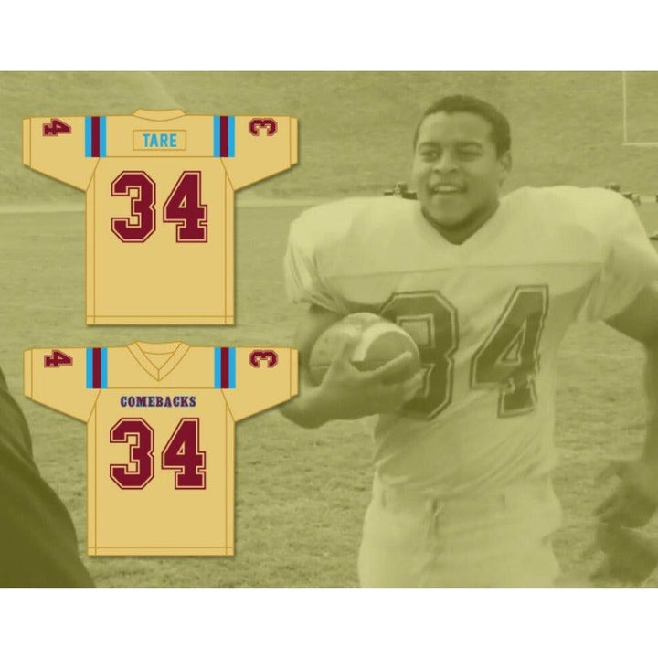 CUSTOM ANY Name Number ASEEL TARE 34 HEARTLAND STATE UNIVERSITY Football Jersey Top Stitched S-6XL
