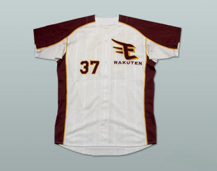 Custom Any Name Number RAKUTEN EAGLES MOTOHIRO SHIMA 37 BASEBALL JERSEY ANY NAME OR NUMBER NEW Top Stitched S-6XL