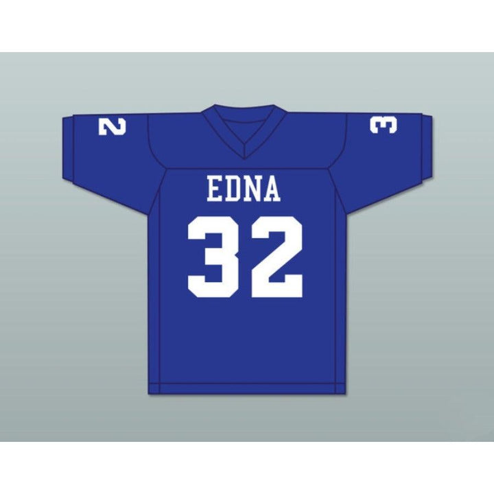 CUSTOM ANY Name Number STEVE AUSTIN 32 EDNA HIGH SCHOOL COWBOYS BLUE Football Jersey Top Stitched S-6XL