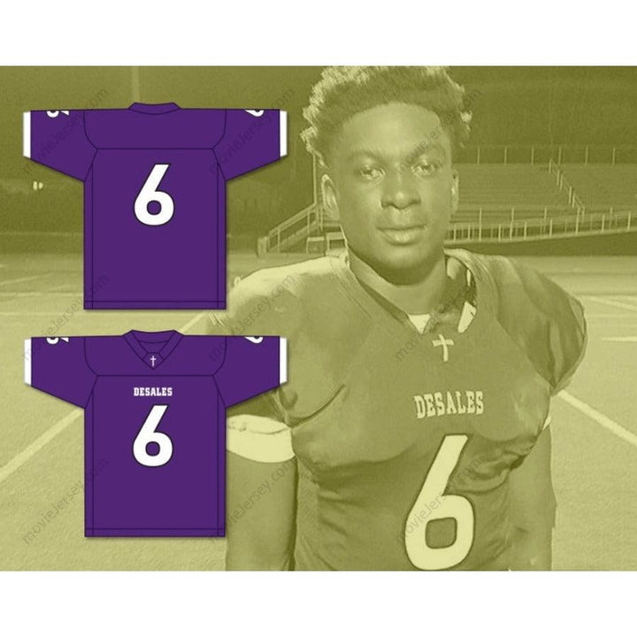 CUSTOM ANY Name Number BRIAN ASAMOAH 6 ST. FRANCIS DESALES HIGH SCHOOL STALLIONS Football Jersey Top Stitched S-6XL