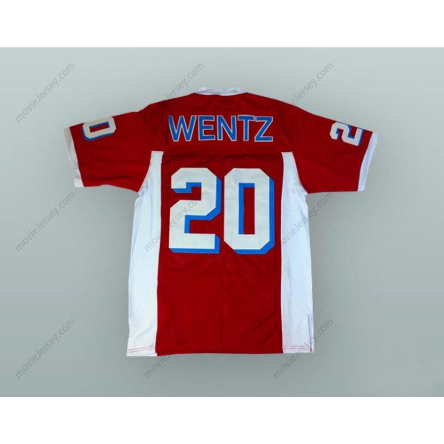 CUSTOM ANY Name Number CARSON WENTZ 20 CENTURY HIGH SCHOOL PATRIOTS RED FOOTBALL JERSEY Top Stitched S-6XL
