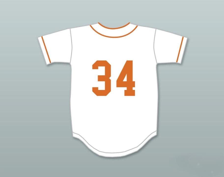 Custom Any Name Number NOLAN RYAN 34 ALVIN HIGH SCHOOL YELLOWJACKETS WHITE BASEBALL JERSEY 1 Top Stitched S-6XL